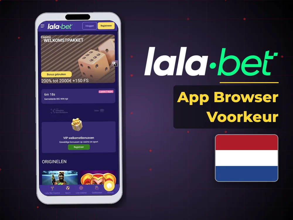 lalabet - App Browser Voorkeur