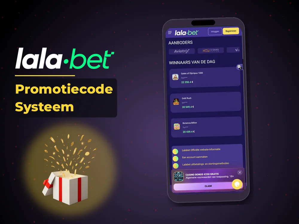 lalabet - Promotiecode Systeem