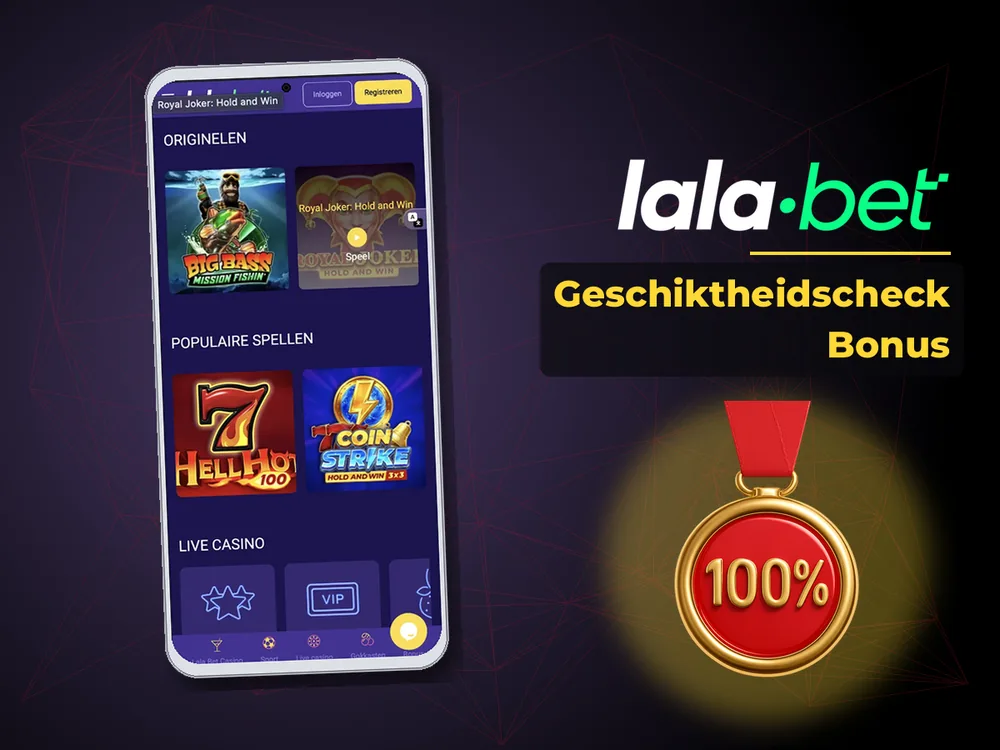 lalabet - Geschiktheidscheck Bonus