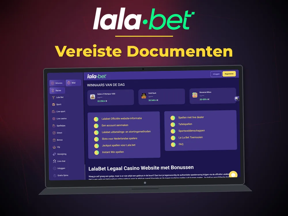 lalabet - Vereiste Documenten