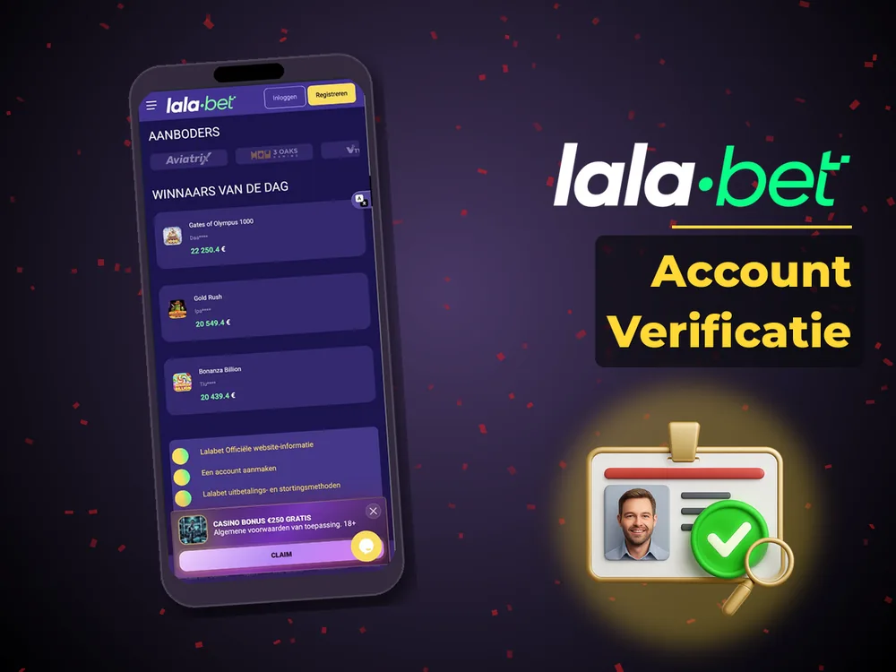 lalabet - Account Verificatie