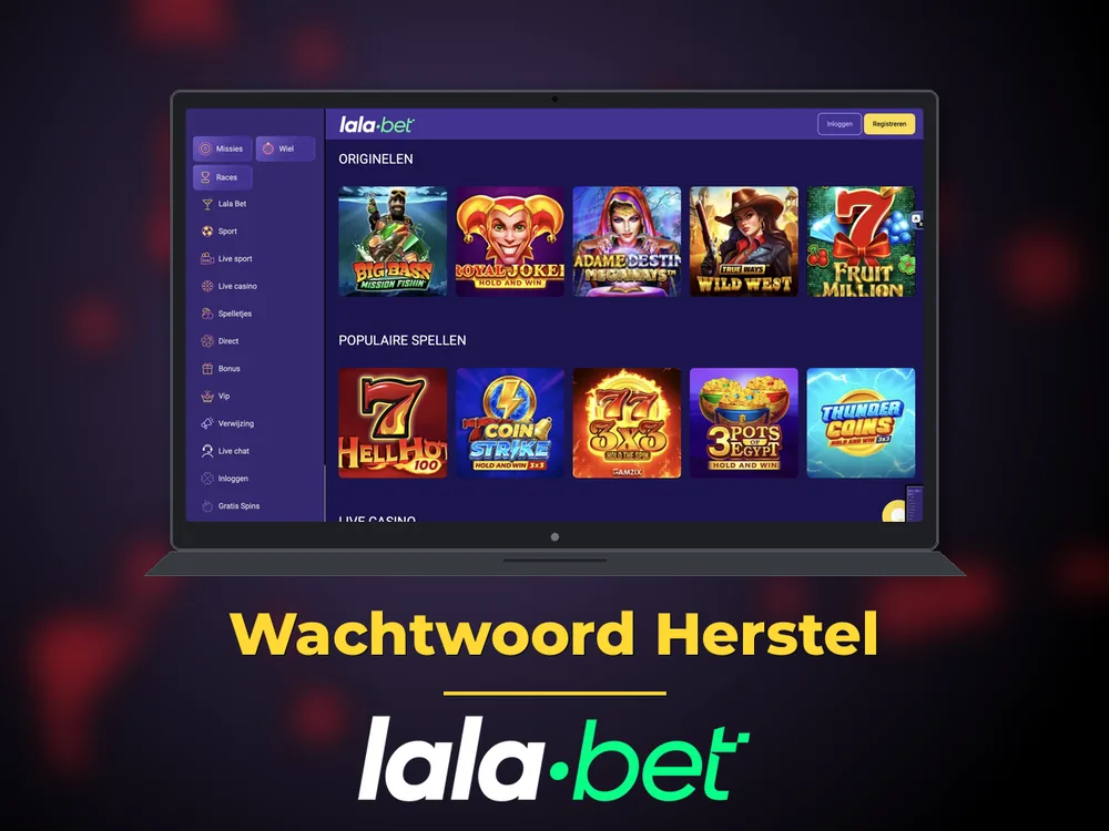 lalabet - Wachtwoord Herstel