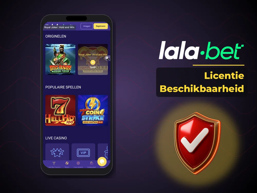 lalabet - Licentie Beschikbaarheid