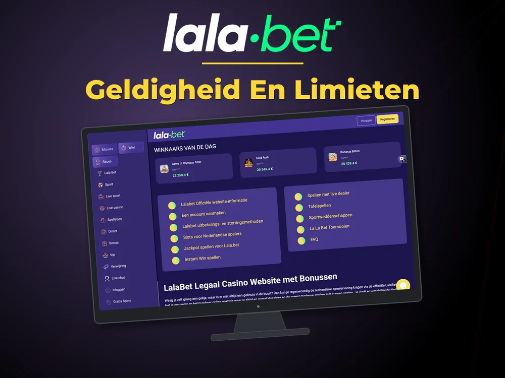 lalabet - Geldigheid En Limieten