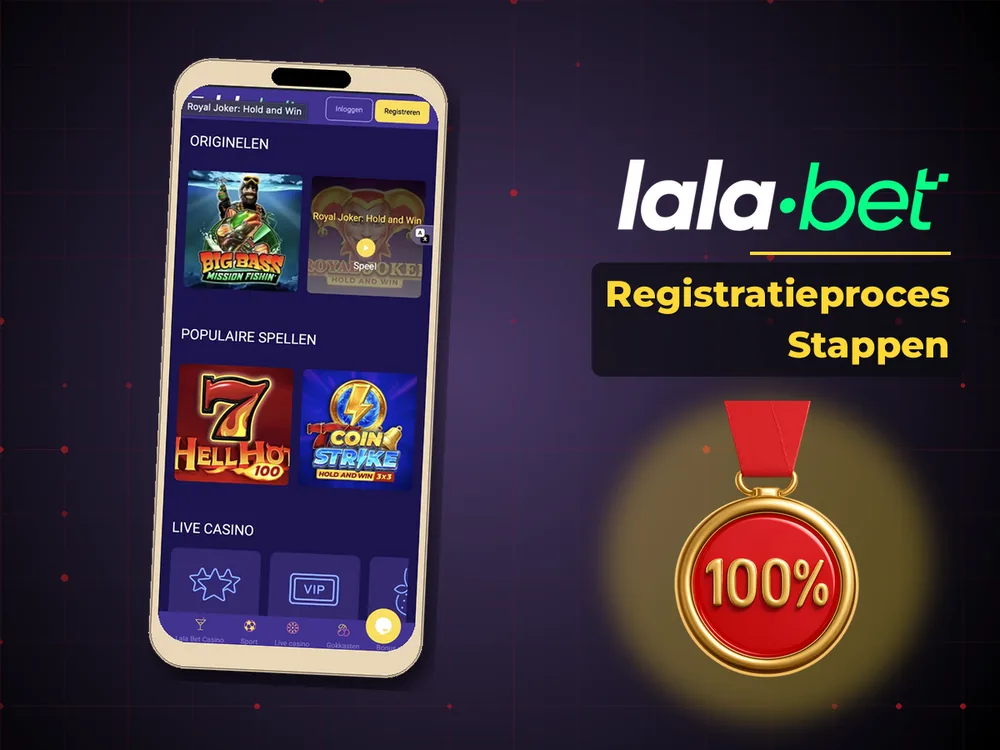 lalabet - Registratieproces Stappen