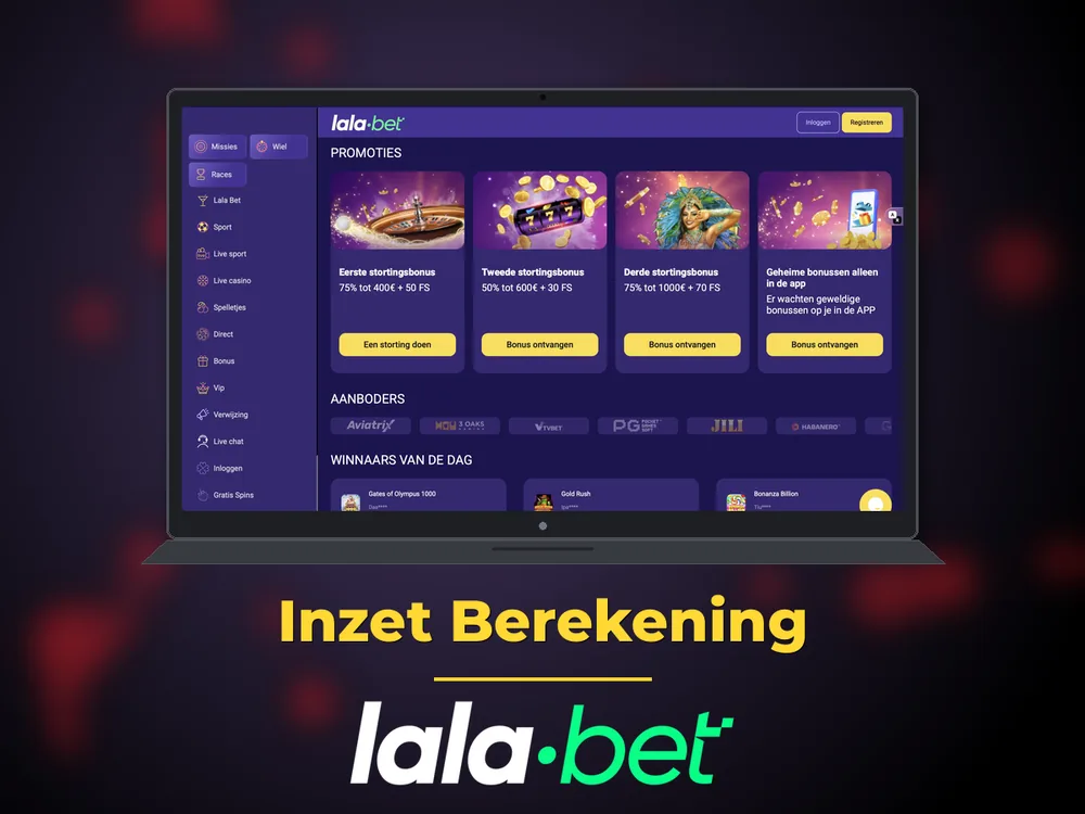 lalabet - Inzet Berekening