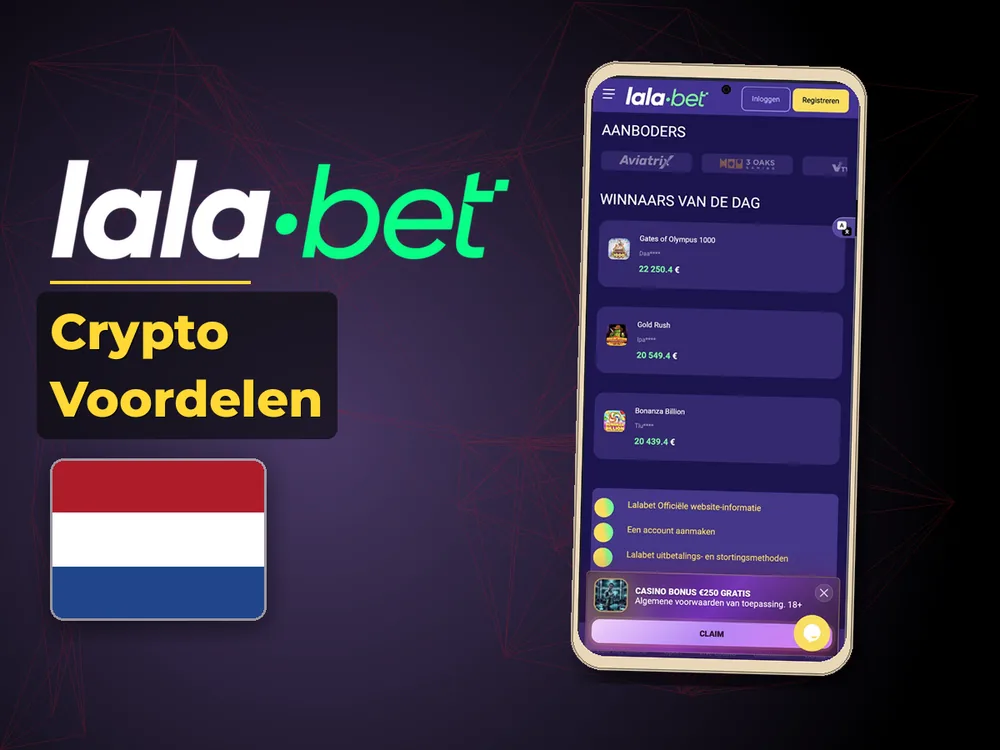 lalabet - Crypto Voordelen