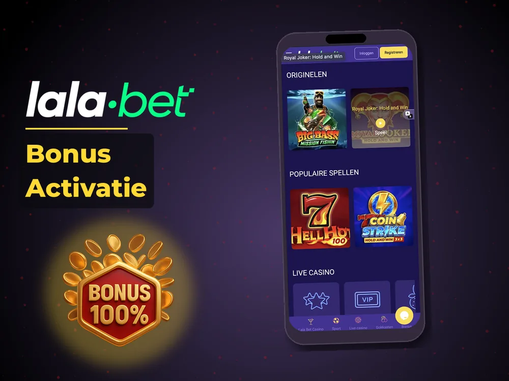 lalabet - Bonus Activatie