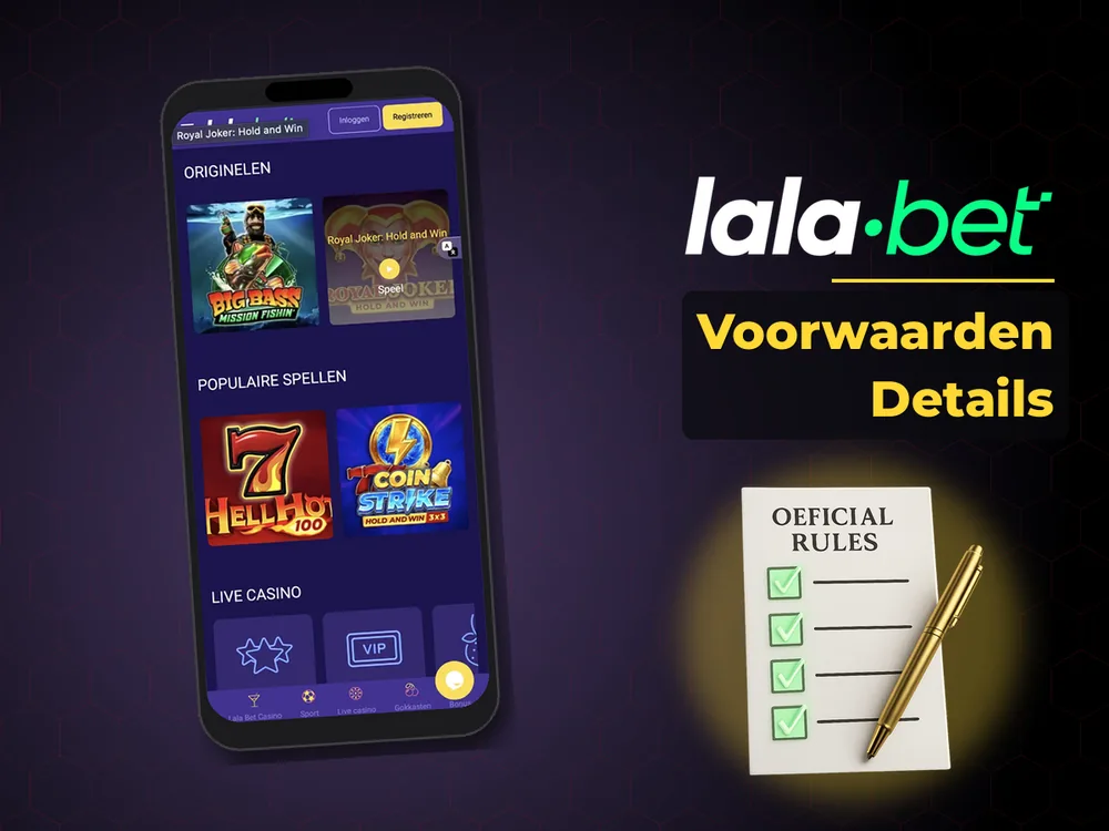 lalabet - Voorwaarden Details