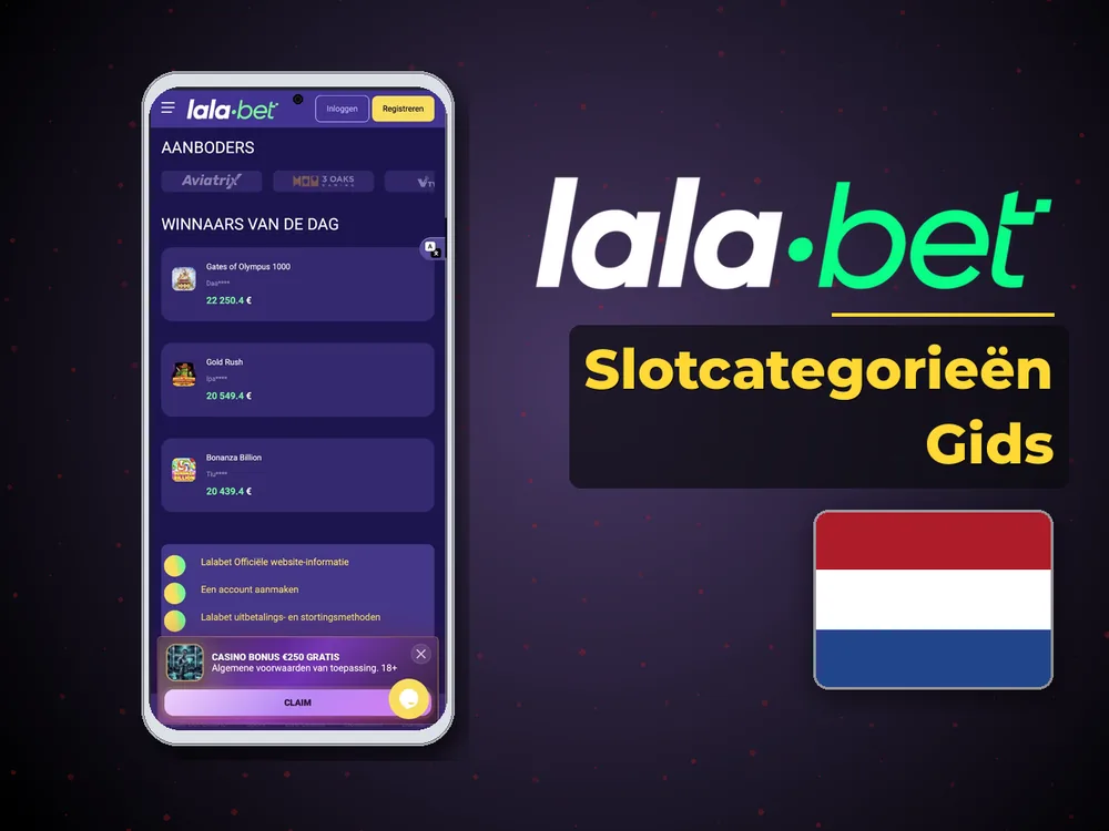 lalabet - Slotcategorieën Gids